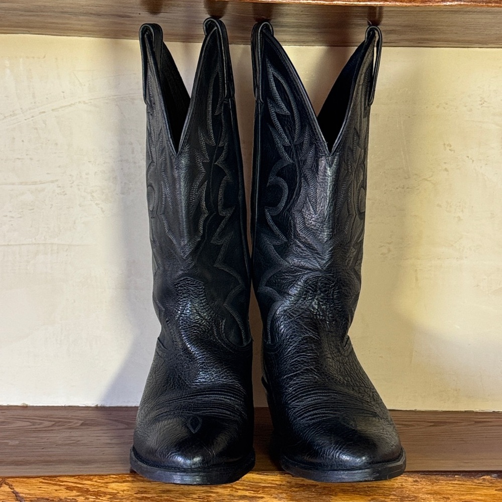 Dan Post Black Leather Men's Boots